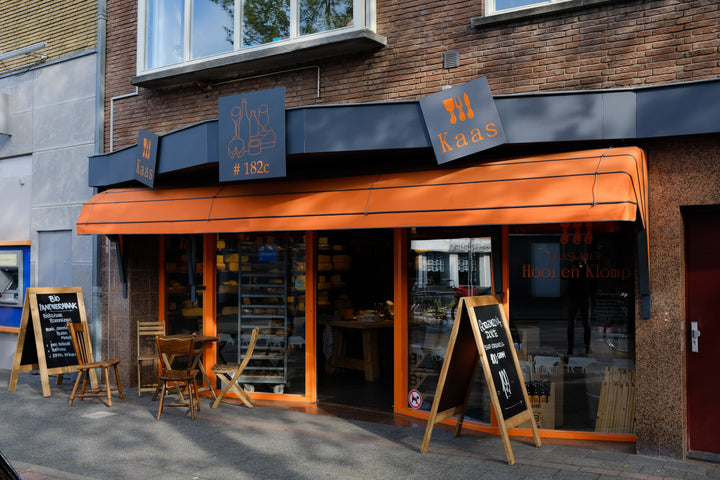 Hooi en Klomp de kaaswinkel van Hilversum op de Gijsbrecht van Amstelstraat